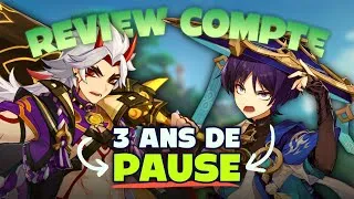 Miniature : Il revient sur Genshin après 3 ans… et c’est la GALÈRE ! 😅 | Review de compte | Genshin Impact