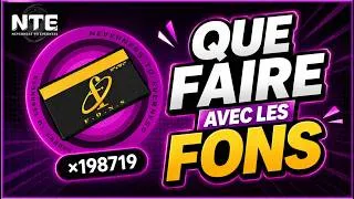 Miniature : Que faire avec les fons NTE