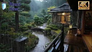 Miniature : Ambiance Pluie Relaxante 4K–Ambiance Jardin Japonais 10h | Relaxing Rain Sounds in a Japanese Garden