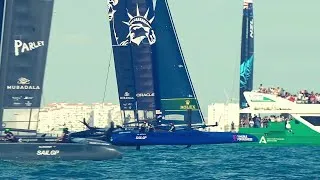Miniature : Les adieux de Jimmy Spithill  sa dernière course avec l'équipe américaine SailGP  Extrait d'UNC...