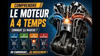Miniature : Comprendre le fonctionnement du moteur à 4 temps