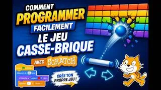 Miniature : Comment programmer facilement le jeux casse brique avec scratch