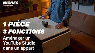 Miniature : 1 pièce, 3 fonctions : studio YouTube, bureau et couchage. Suis-je un ninja de la modularité ?