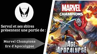 Miniature : Marvel Champions – Campagne Apocalypse : le Fauve Noir en coop ! Partie complète + stratégie