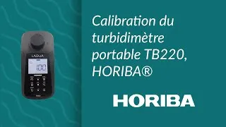 Miniature : Calibration du turbidimètre portable TB220, HORIBA®
