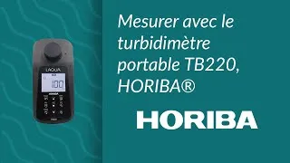 Miniature : Mesurer avec le turbidimètre portable TB220, HORIBA®