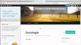 Miniature : Créer un blog wordpress