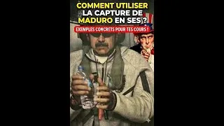 Miniature : SES : Comment utiliser la CAPTURE DE MADURO en contrôle !