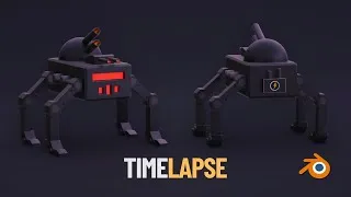 Miniature : Timelapse Modeling Robot Toy
