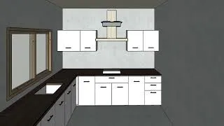 Miniature : Animation d'une cuisine fermée en pleine conception