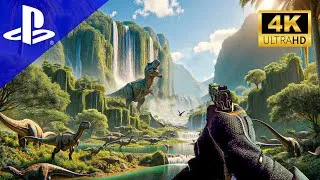 Miniature : INSTINCTION : GAMEPLAY TRAILER en 4K ! | Dinosaures, Survie & Exploration !