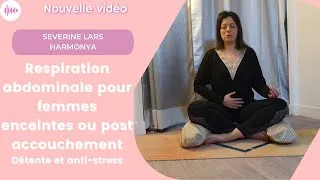 Miniature : Respiration abdominale et posture du tailleur pour femmes enceinte ou post accouchement