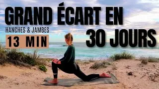 Miniature : GRAND ECART EN 30 JOURS CHALLENGE | Hanches & Jambes | 13 MIN | SevFlow