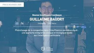 Miniature : Bourse Insuffisance cardiaque - Guillaume Baudry | SFC