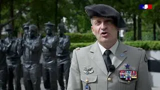 Miniature : Intervention du général Pierre-Joseph Givre, directeur de la DSNJ, sur le 8 mai 1945