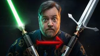 Miniature : On a mis une vraie lame d’épée sur un sabre laser : est-ce que ça marche ?