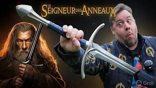 Miniature : La nouvelle épée Glamdring façon Gandalf : test impressionnant pour fans du Seigneur des Anneaux !