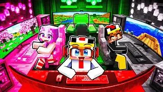 Miniature : J'ai créé une SALLE GAMING à 4 sur Minecraft !
