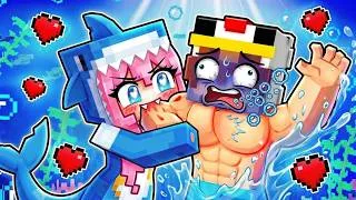 Miniature : Une FILLE REQUIN m'a ENLEVÉ dans Minecraft !