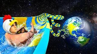 Miniature : On a Testé le plus GRAND TOBOGGAN GÉANT de L'ESPACE sur GTA V !