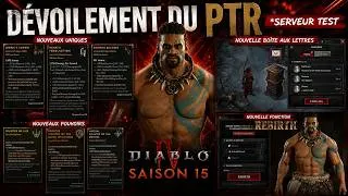 Miniature : 🚨 Diablo 4 Saison 15 PTR : Nouveaux Uniques, Rebirth et bien plus !