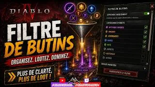 Miniature : Le FILTRE DE BUTINS de Diablo 4  ! (Guide complet)