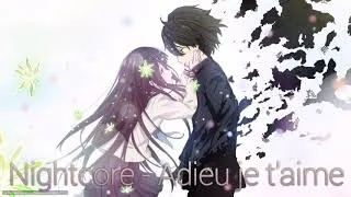 Miniature : Nightcore - Adieu je t'aime