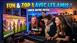 Miniature : DU FUN ET DES TOPS 1 ! 🏆 (On fait n'importe quoi sur Fortnite)