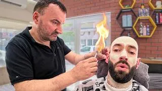 Miniature : Turkish MASTER Barber Give Me The Works [ASMR] - Kadıköy 🇹🇷
