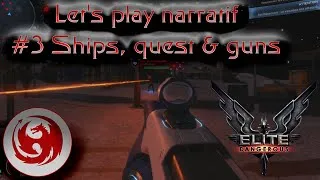 Miniature : ELITE DANGEROUS ODYSSEY - #3 Ship, quest & guns - Let's play narratif