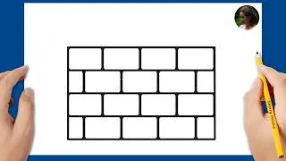Miniature : Comment dessiner un mur de briques 🧱 | Dessin facile