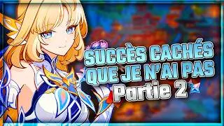 Miniature : 🤔AVEZ-VOUS LOUPÉ CES SUCCÈS CACHÉS ?! Partie 2💥| Genshin Impact