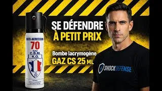 Miniature : Bombe Lacrymogène Gaz CS 25ml : AVIS & EFFICACITÉ (Guide Complet)