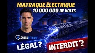 Miniature : Matraque Taser Titan (10 Millions de Volts) : Légal ou Interdit ? ⛔