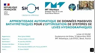 Miniature : Apprentissage auto de données massives bathymétriques pour l'optimisation de systèmes de levés hydro