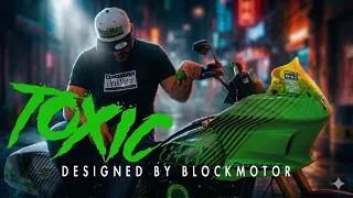 Miniature : Toxic Une Harley Vert Fluo ! Punta Bagna 2025 !