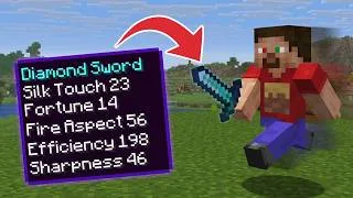 Miniature : Minecraft, mais nos items s'enchantent chaque seconde !