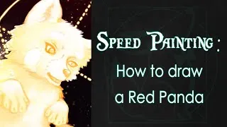 Miniature : [Speedpaint] How to draw a red panda!