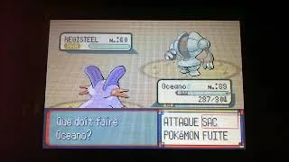 Miniature : Registeel Shiny après 2803 Resets sur Pokémon Rubis - Trio complété