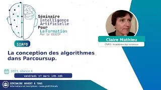 Miniature : La conception des algorithmes dans Parcoursup.