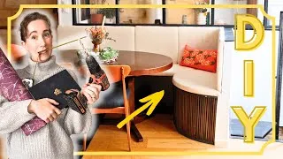 Miniature : On créé la BANQUETTE DE NOS RÊVES pour la salle à manger 🤩 DIY - Rénovation sur mesure épisode 3