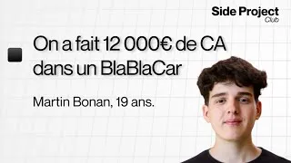 Miniature : À 19 ans : Comment il a généré 12 000€ grâce à BlaBlaCar