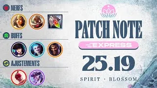 Miniature : PATCH EXPRESS 25.19 | Méta WORLDS / GROS Changements Botlane