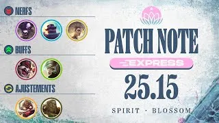 Miniature : RÉSUMÉ PATCH 25.15 - Les Supports Tank TOMBENT | Retombées du Buff Kraken / BRK