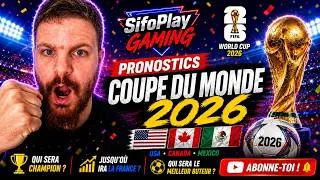 Miniature : 🏆 MES PRONOSTICS OFFICIELS DE LA COUPE DU MONDE 2026 ! ⚽🔥