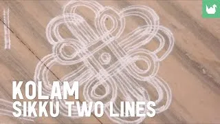 Miniature : Aprende a hacer el arte tradicional indio del Kolam: Sikku dos líneas - (video 9-13)