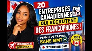 Miniature : 20 ENTREPRISES qui recrutent des FRANCOPHONES régulièrement