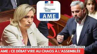 Miniature : Corbière vs Le Pen : le choc sur l'AME à l'Assemblée