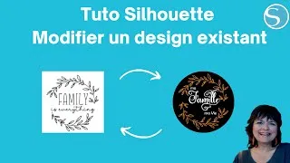 Miniature : Tuto Silhouette Studio Français | comment modifier un design | Silhouette Portrait / Cameo |