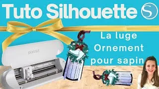 Miniature : J.3 Quotidiennes de Noël de Silhouette | L'ornement pour sapin de Noël |Tuto Portrait Cameo |